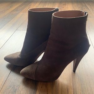 Prada Suede Booties - Authentic